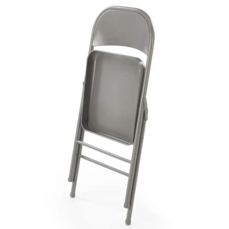 Krzesło metalowe K565 szare składane