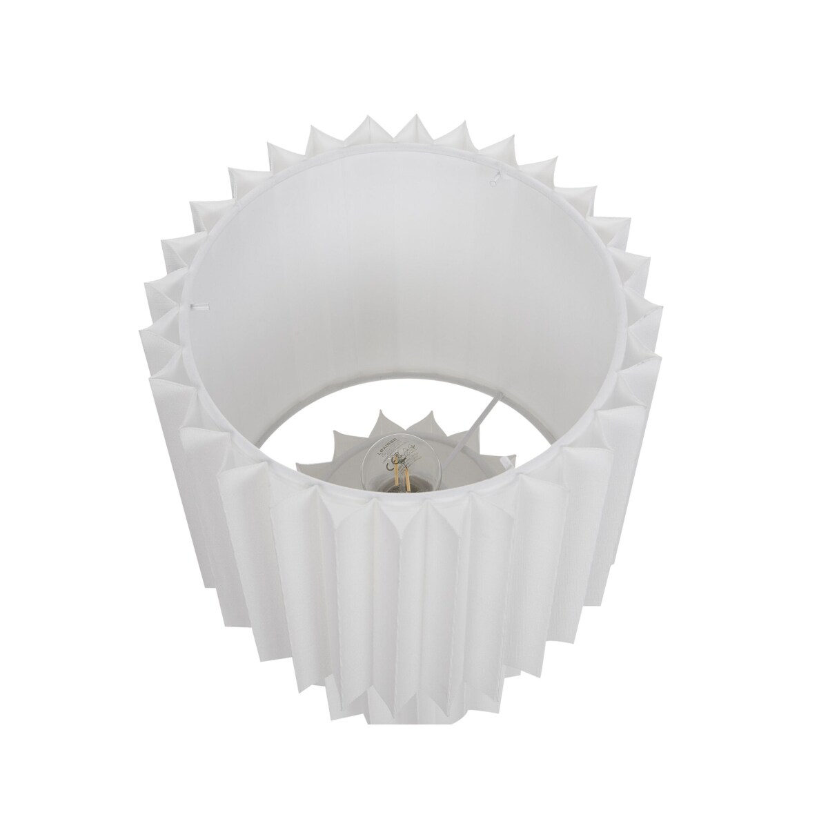 Lampa stołowa lniana biała ALFEIOS