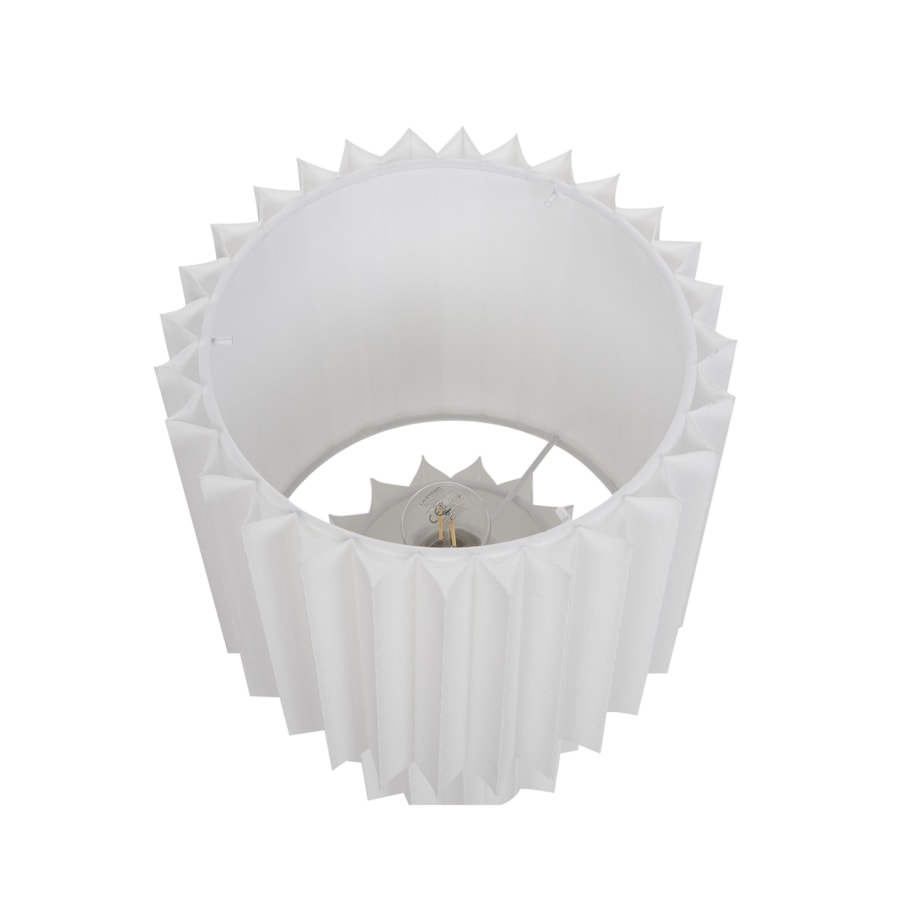 Lampa stołowa lniana biała ALFEIOS