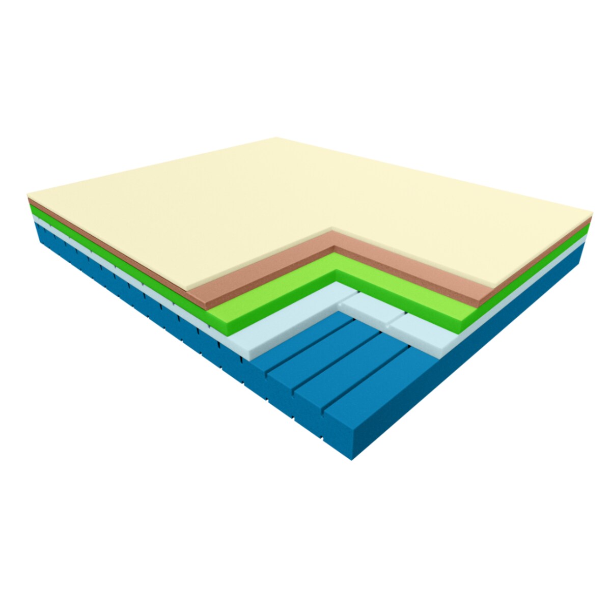 Materac Sirona Janpol 120x200 cm Adaptive Beige