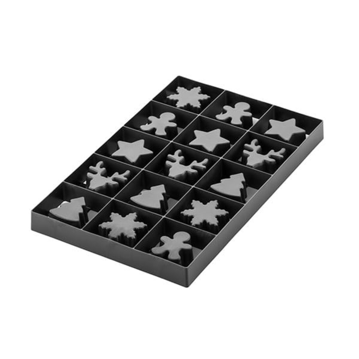 Zestaw Voilá Cookie Winter Holiday, wykrawacz do ciastek + 10 torebek z cukierkami, Silikomart