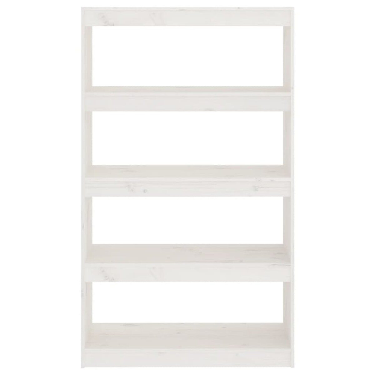 vidaXL Regał na książki/przegroda, biały, 80x30x135,5 cm, sosnowy