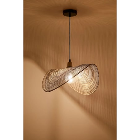 Lampa wisząca z drucianej siatki Garaine 58 cm