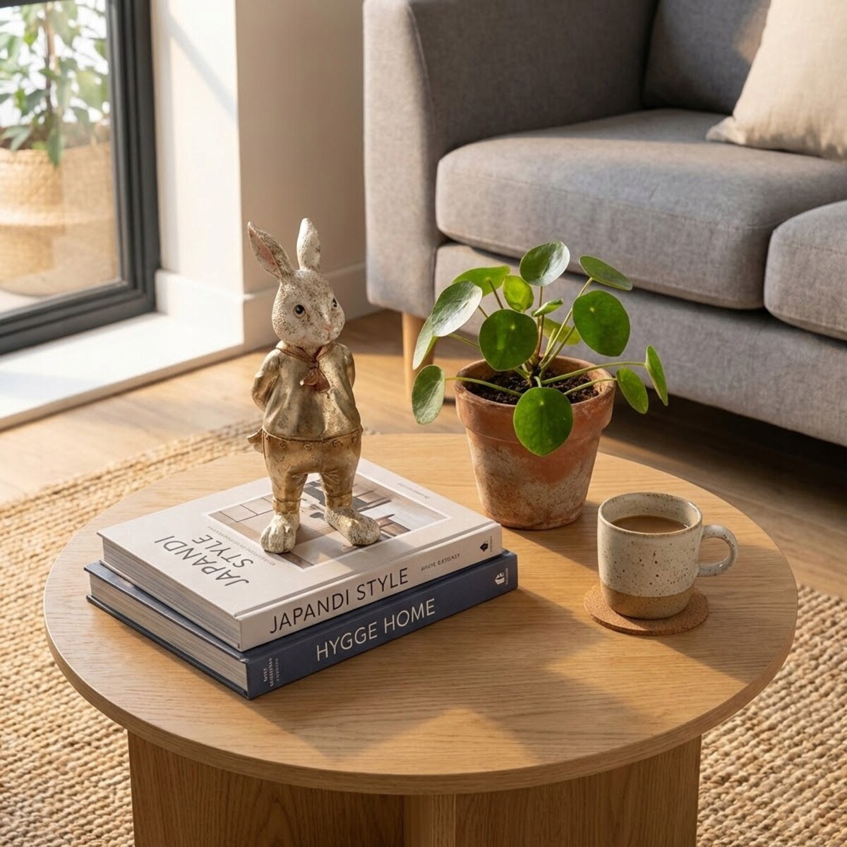 ZAJĄC WIELKANOCNY FIGURKA KRÓLIK ZAJĄCZEK DEKORACYJNA NA WIELKANOC PREZENT