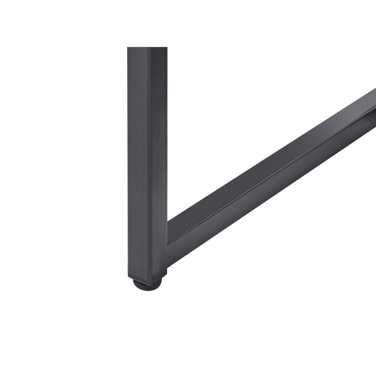 Biurko HARJO Czarny 100 cm 50 cm ze schowkiem