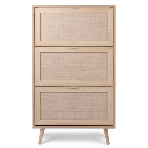 Finori Szafka na buty Bali 49A, dąb sonoma i nadruk trzciny