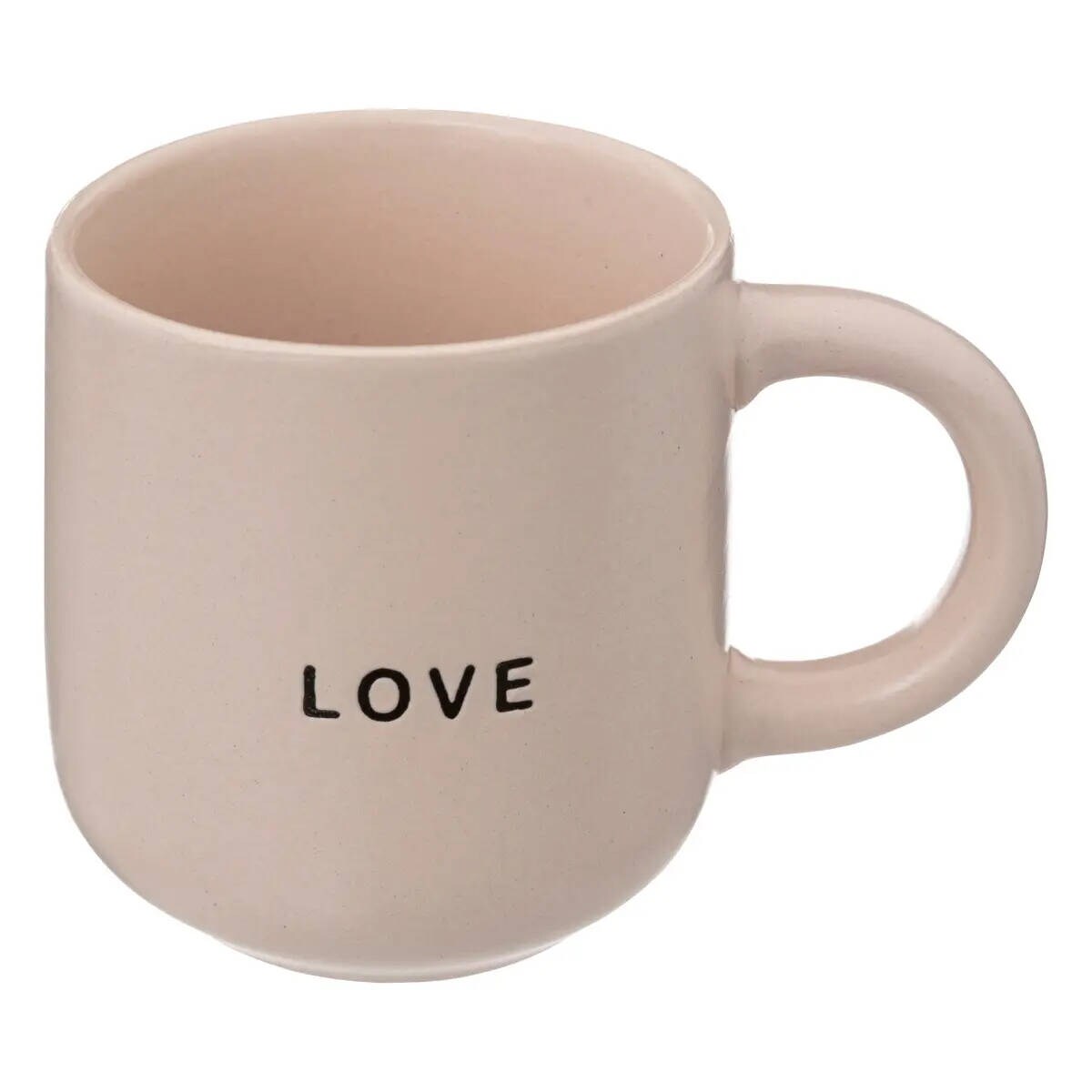 Zestaw 4 ceramicznych kubków na bambusowym stojaku, 240 ml