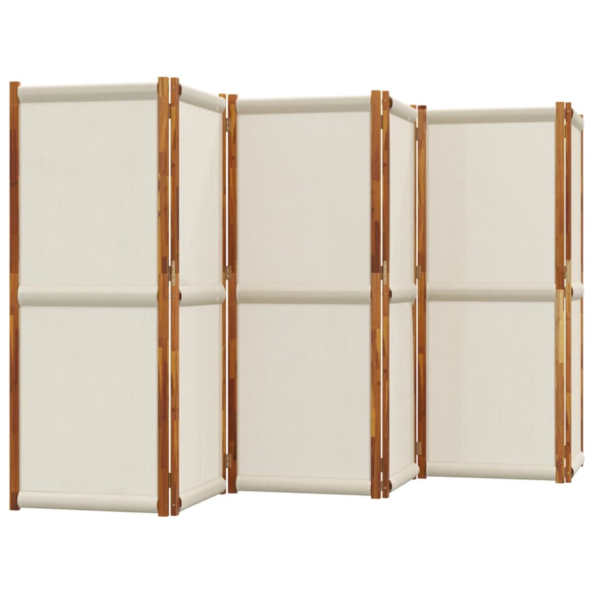 vidaXL Parawan 6-panelowy, jasnoszary, 420x180 cm