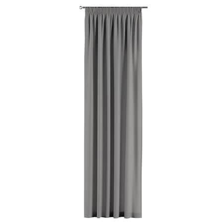 Zasłona na taśmie marszczącej 1 szt. 130x260 szary