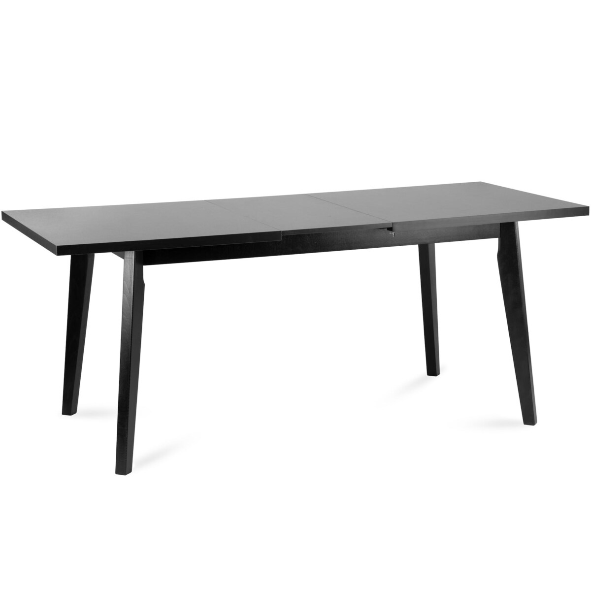 KONSIMO RHENA Stół w skandynawskim stylu rozkładany czarny