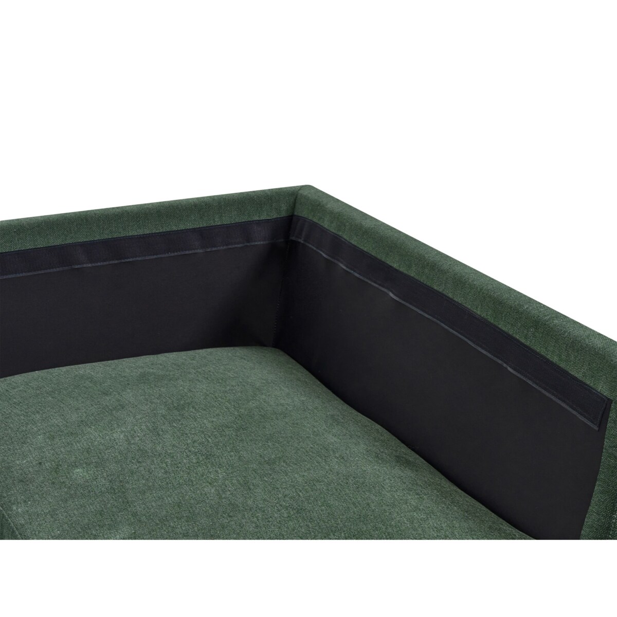 Narożnik 4-osobowy lewostronny zielony BREDA