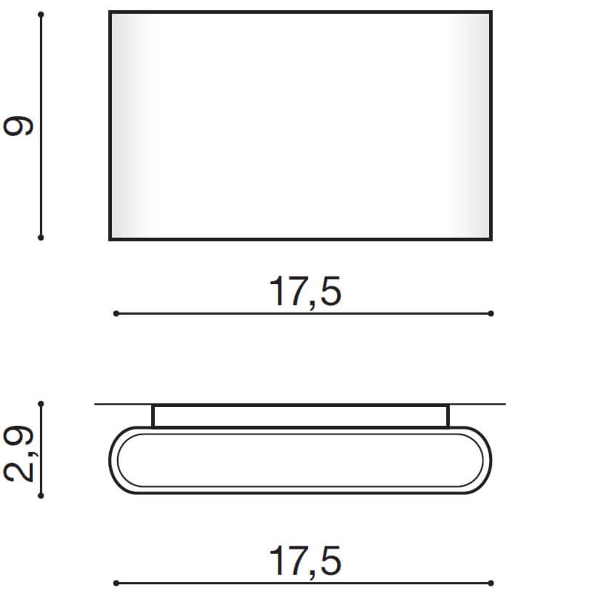 Czarna lampa do ogrodu Cremona kinkiet LED 10W nowoczesna