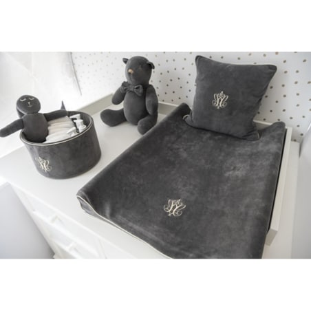 Pojemnik okrągły Anthracite Gloss