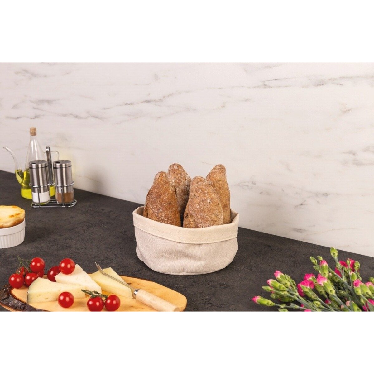 Koszyk na chleb, pieczywo - Ø20x12 cm, ZELLER