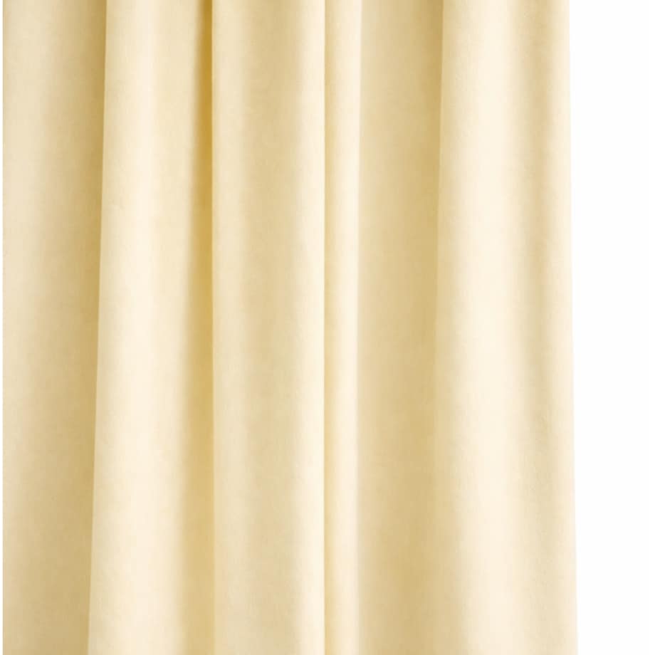 Zasłona welurowa Werona w kolorze masełkowym 250 cm