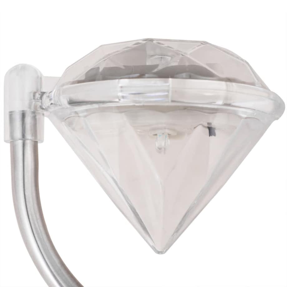 vidaXL Lampki solarne ogrodowe LED 6 szt, 9x7,8x29,5 cm