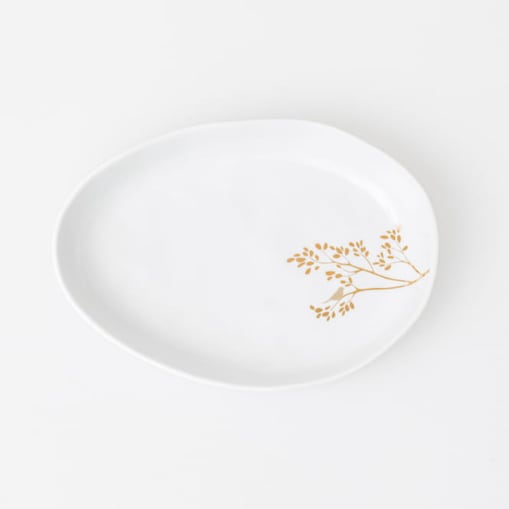 Półmisek ZŁOTE GAŁĘZIE, 20 cm