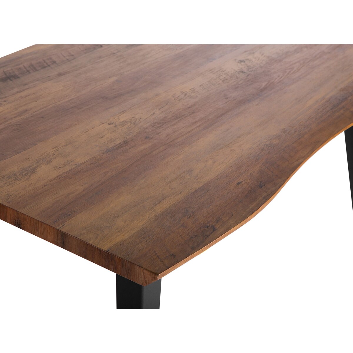 Stół do jadalni 160 x 90 cm ciemne drewno WITNEY