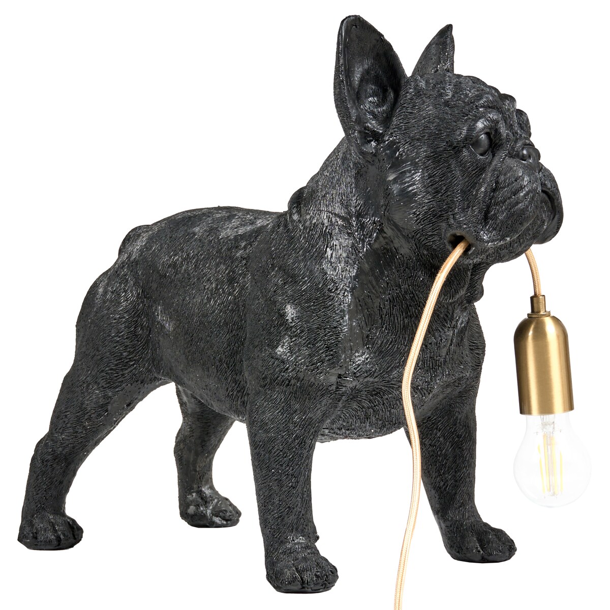 Lampa stołowa Pies BAXTER Czarny