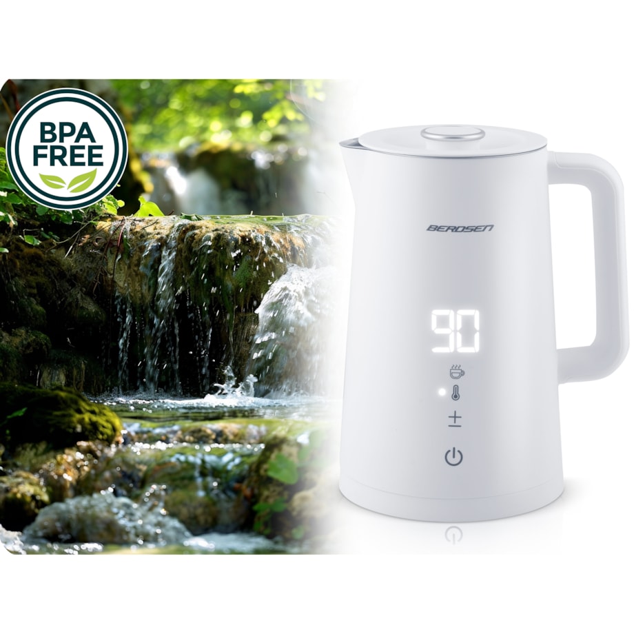 Czajnik elektryczny panel dotykowy 2200w 1,7l Berdsen