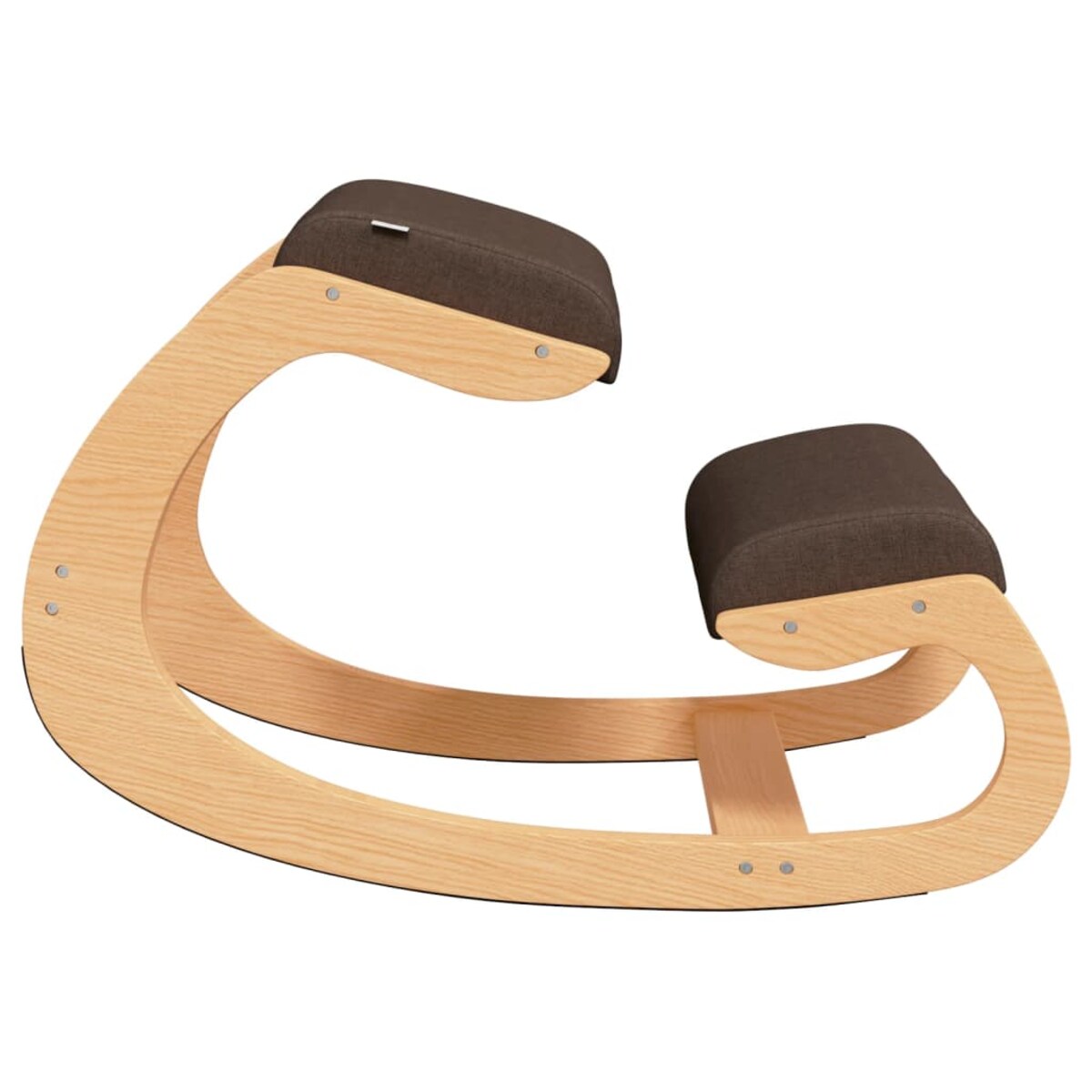 vidaXL Krzesło klęcznik, brązowe, 55x84x55 cm, sklejka brzozowa