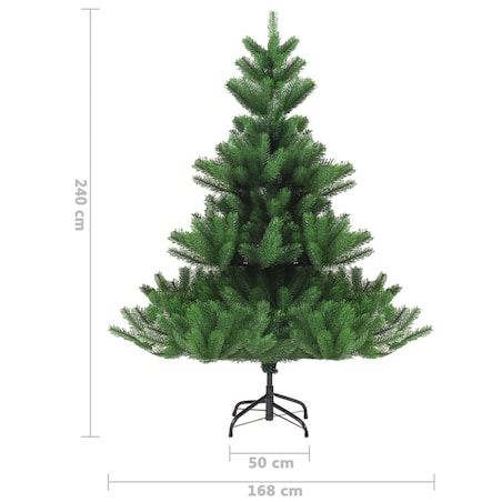 vidaXL Sztuczna jodła kaukaska, zielona, 240 cm