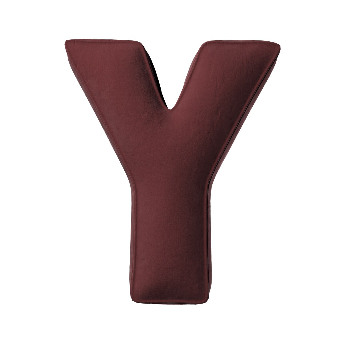 Poduszka literka Y, bordowy, 35x40cm, Posh Velvet