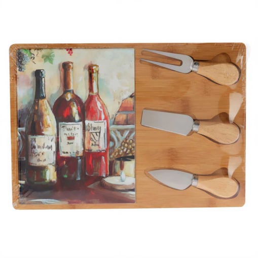 Deska do serów z zestawem nożyków, 30 x 21 cm