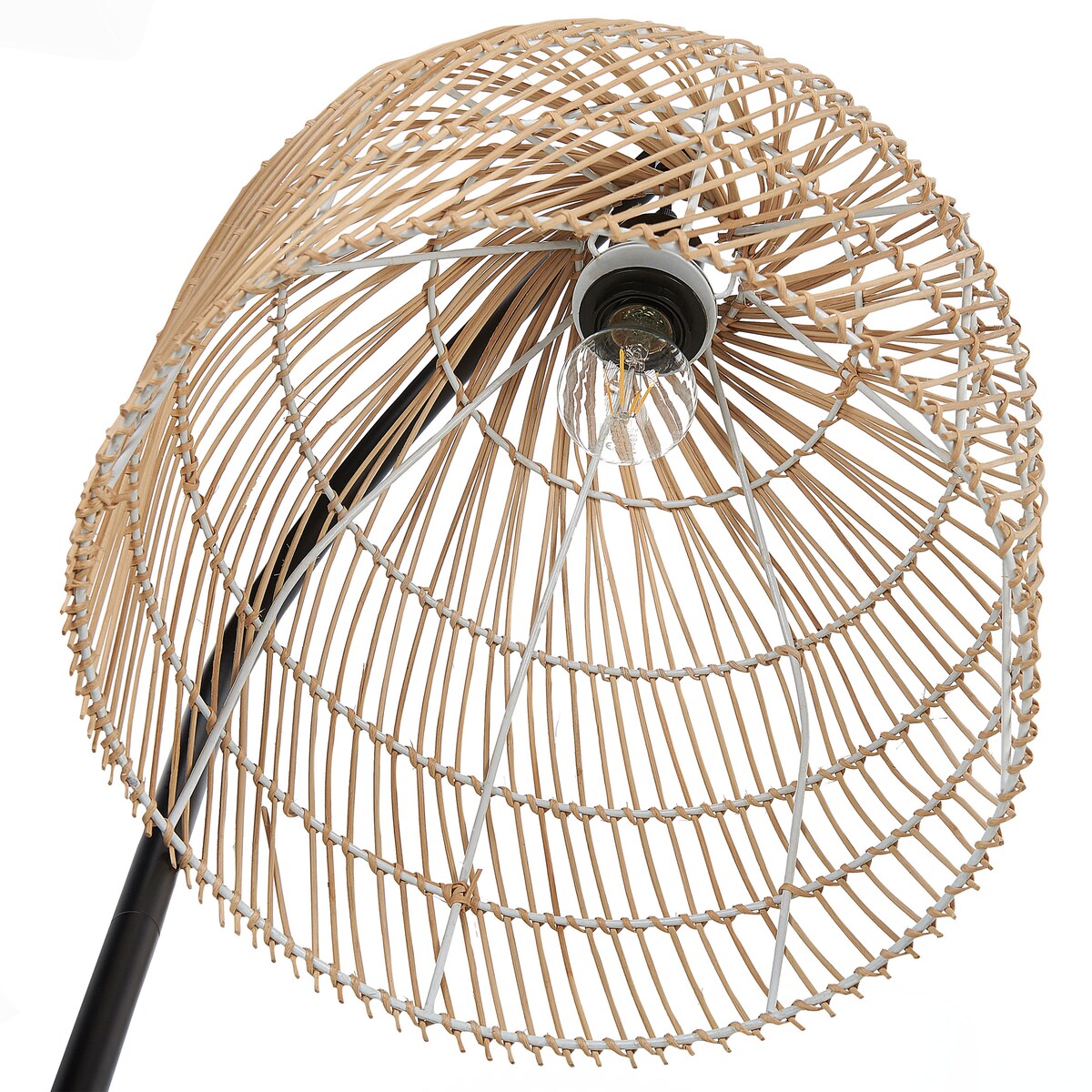 Lampa podłogowa BERNICA Rattan Naturalny