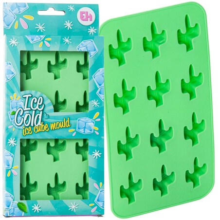 Silikonowa Foremka Forma Do Kostek Lodu Kaktusy