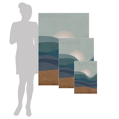 Obraz na płótnie Moon, 35 x 50 cm