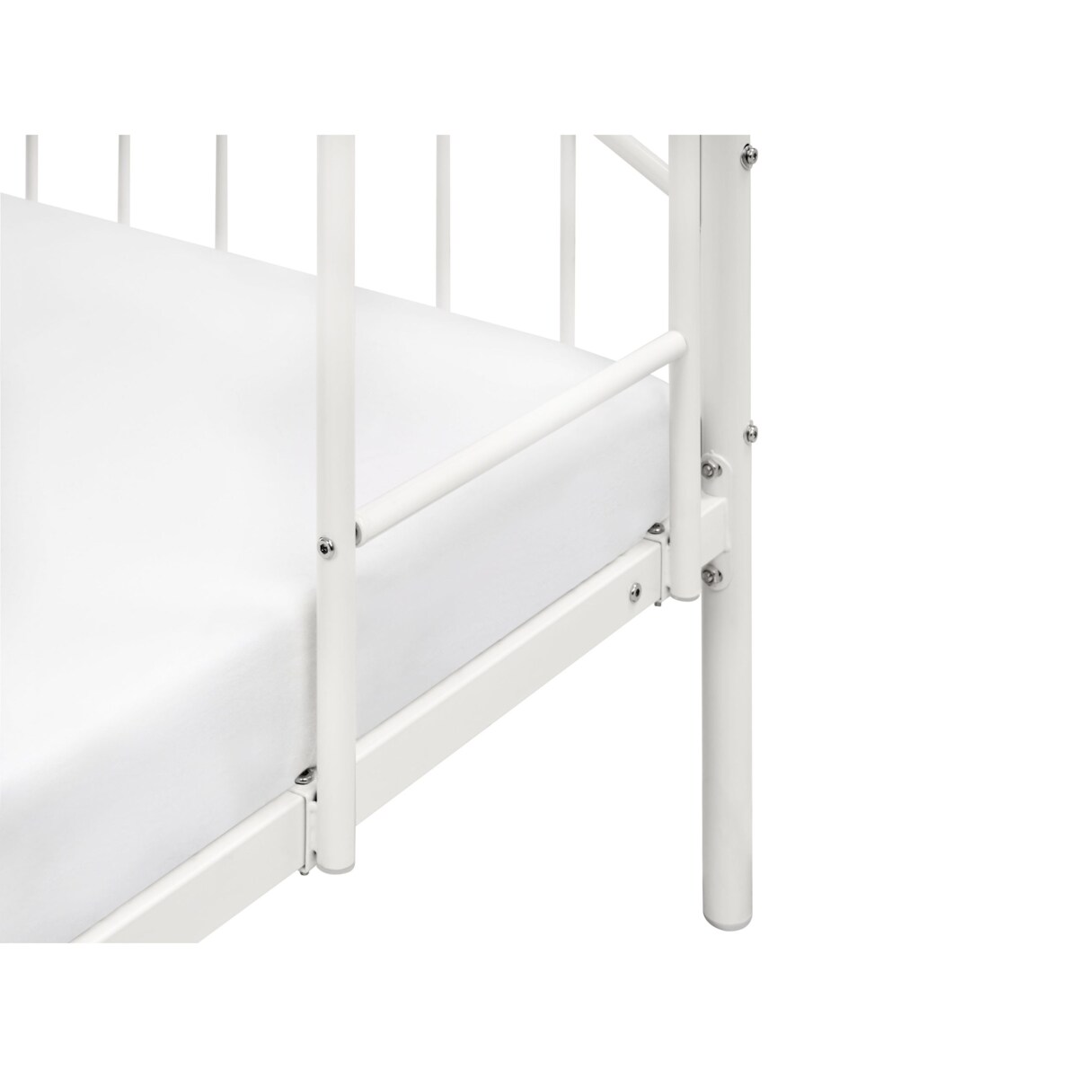 Łóżko piętrowe Metal CHARTRES 90 x 200 cm Biały