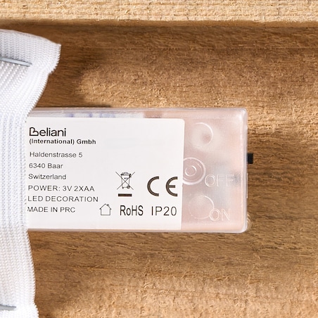 Dekoracja świąteczna LED MALLOS Domek 45 cm Brązowy