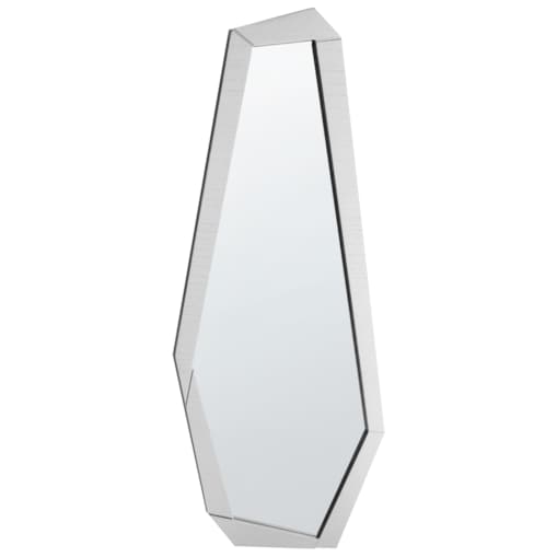 Lustro ścienne CHANU 44 cm 104 cm Srebrny