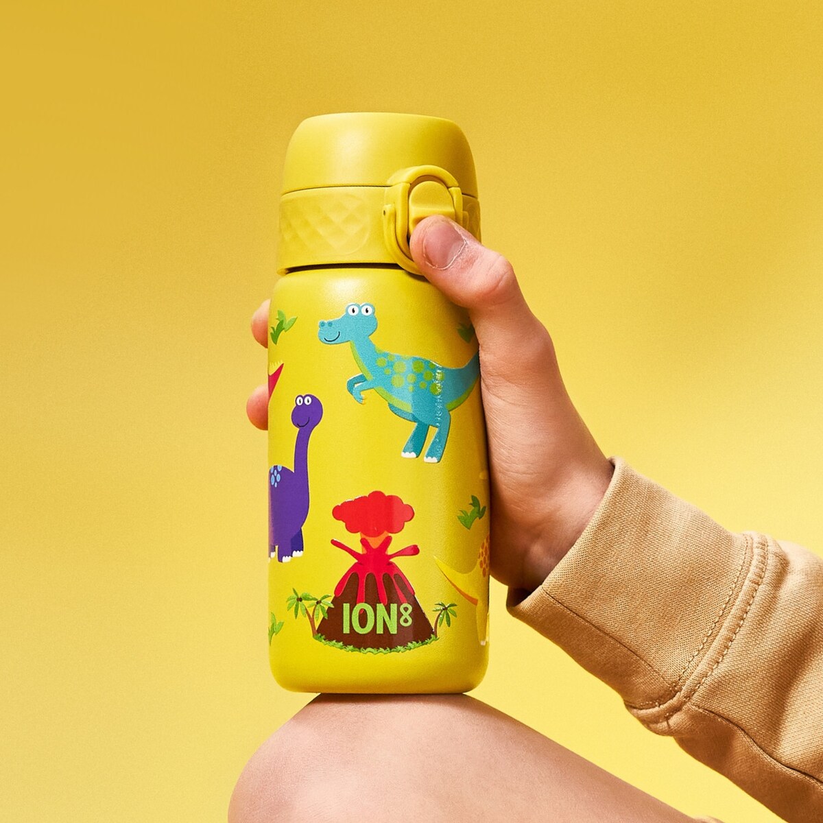 Butelka ION8 Single Wall I8SS400PYDINO Dinosaur