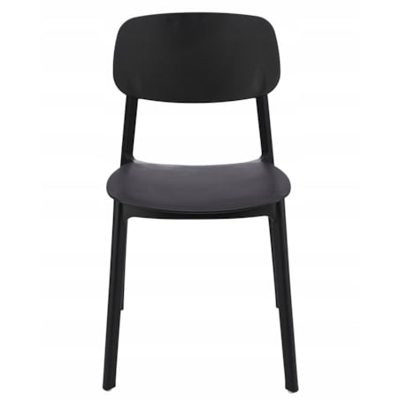 4 X Krzesło Do Jadalni Kuchni Stołu Zestaw Komplet Lara Czarne