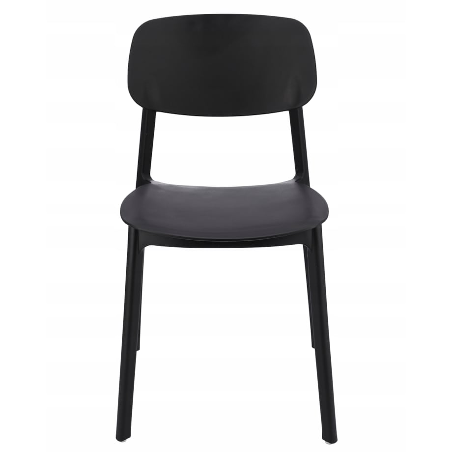 4 X Krzesło Do Jadalni Kuchni Stołu Zestaw Komplet Lara Czarne