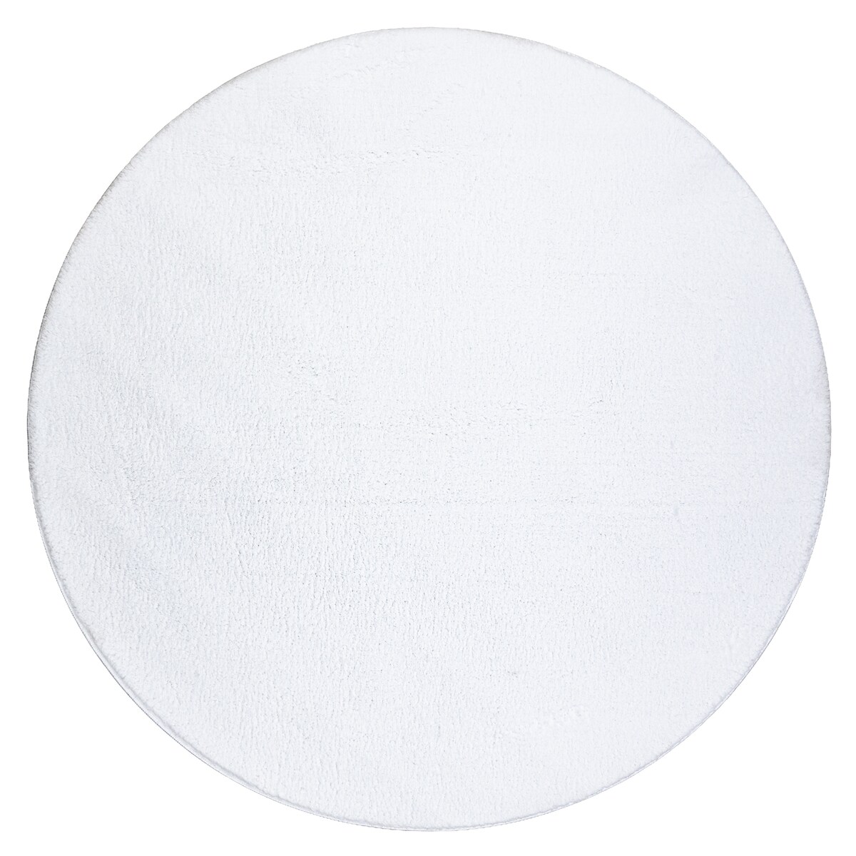 Dywan LINDO koło biały do prania, koło 150 cm