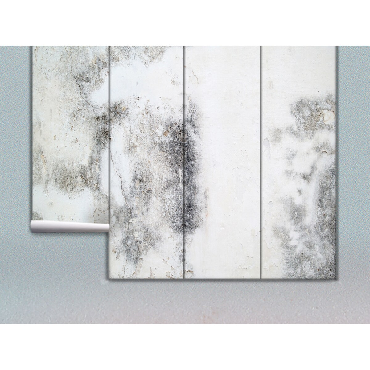 Tapeta Biały beton, 416x254cm