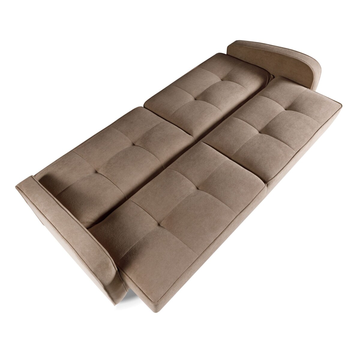 Wygodna wersalka do spania ARIS beżowo-szara