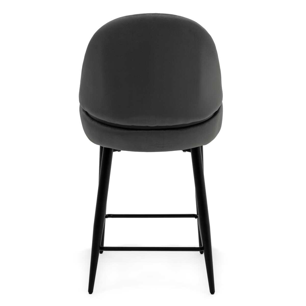 Hoker tapicerowany welurowy do salonu BERGAMO szary