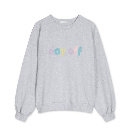 Bluza day off szara L