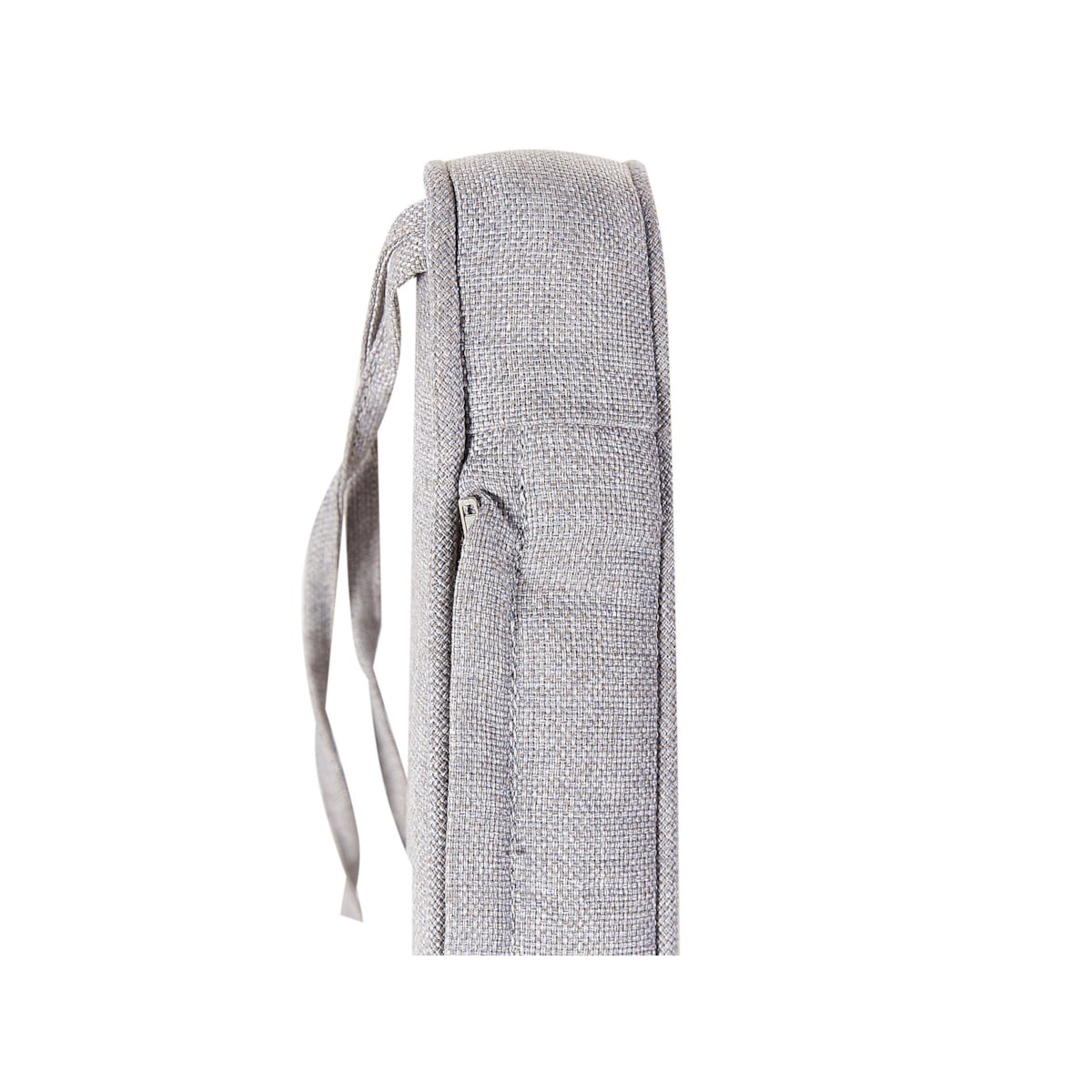 Ławka ogrodowa ze schowkiem 120 cm drewniana mahoniowy brąz z poduszką szarą SOVANA