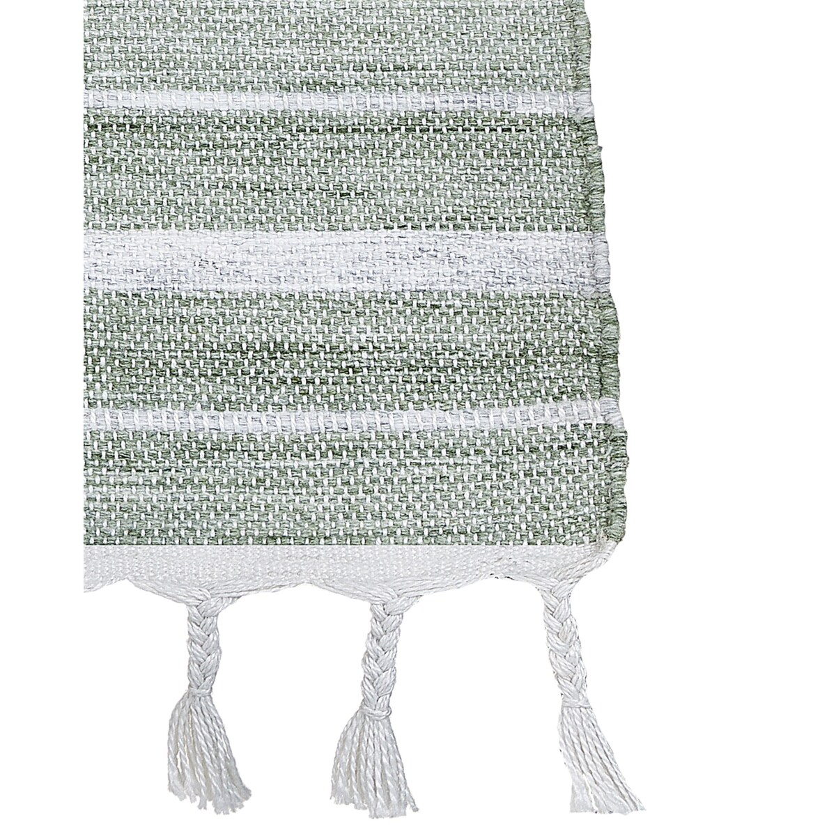 Dywan 80 x 150 cm zielony BADEMLI