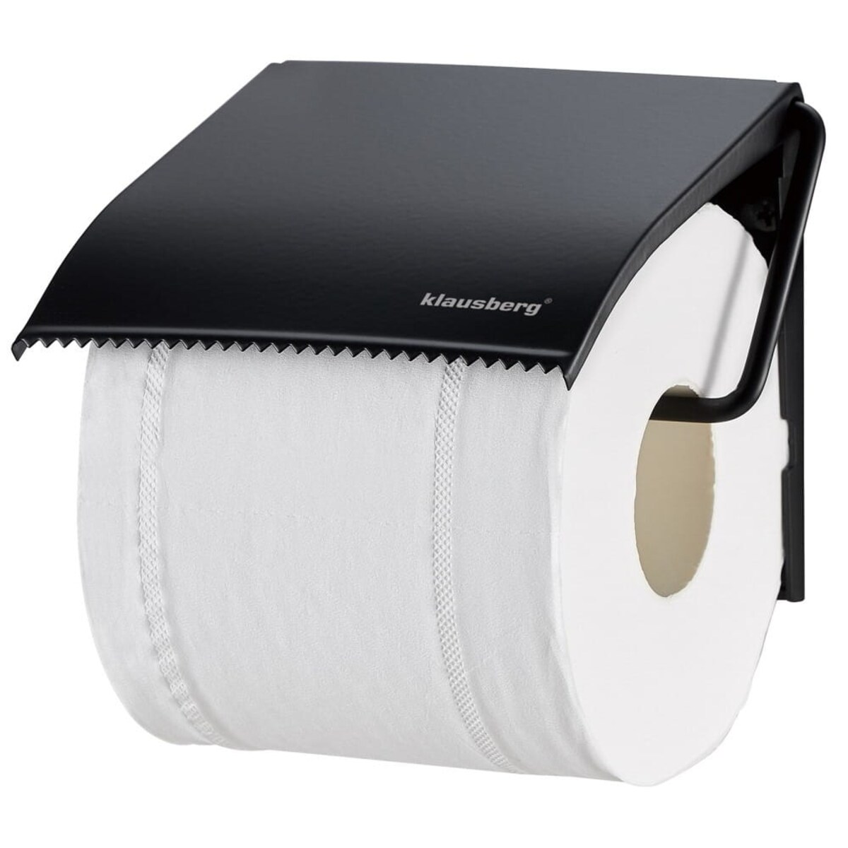Uchwyt na papier toaletowy KLAUSBERG czarny matowy