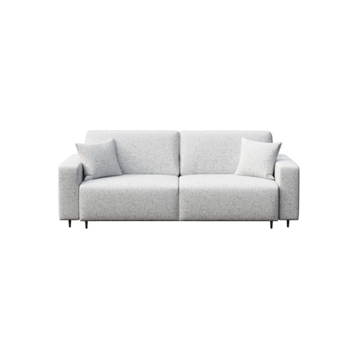 Hesto 3-osobowa rozkładana sofa - jasnoszara