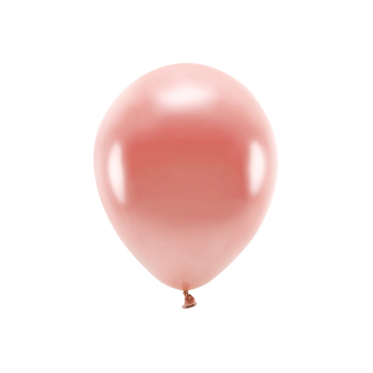 Balony Eco 30cm metalizowane, różowe złoto (1 op. / 10 szt.)