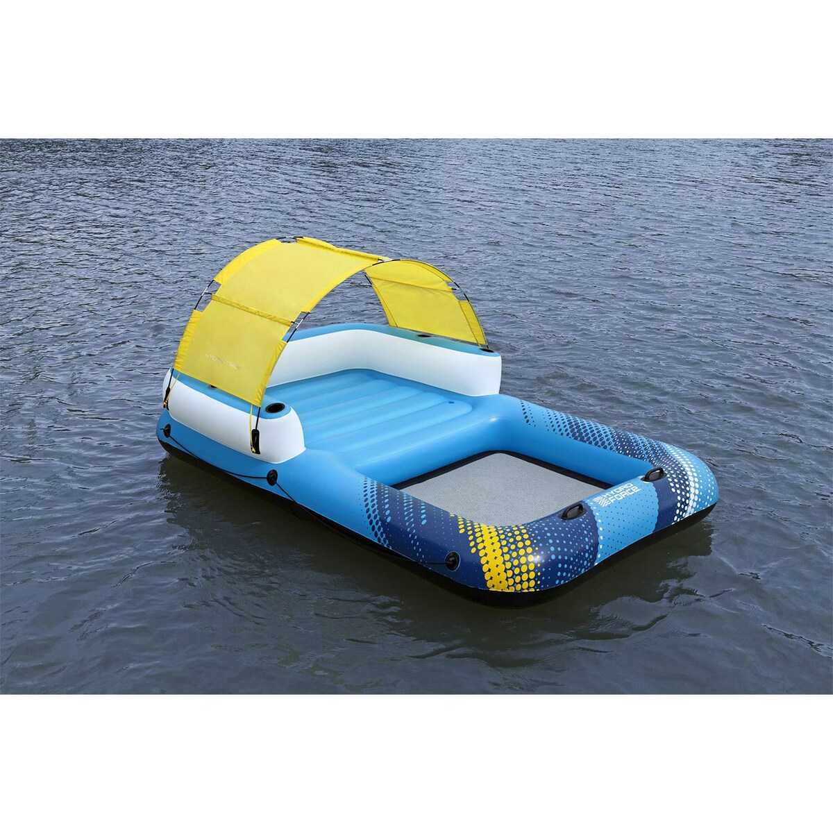 Wyspa do pływania 4-osobowa Bestway Summer Oasis 305x186 cm daszek torba
