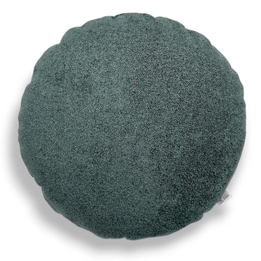Okrągła ciemnozielona poduszka dekoracyjna 45 cm Ronda