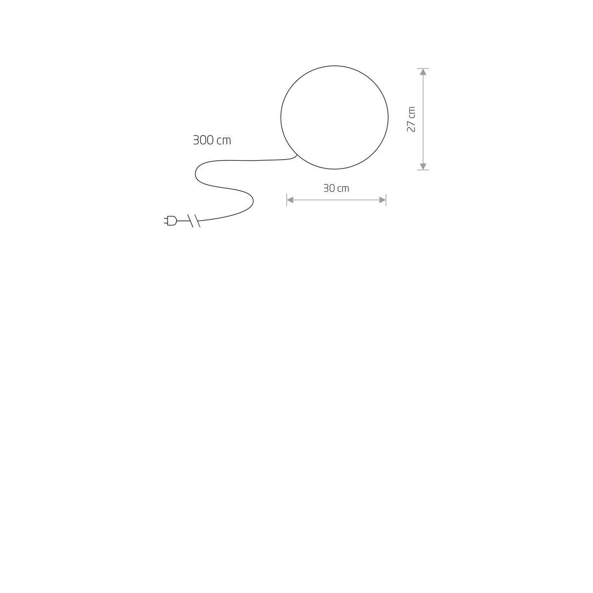 Zewnętrzna LAMPA stojąca CUMULUS S 6976 ogrodowa OPRAWA kula dekoracyjna outdoor ball IP44 biała, Nowodvorski